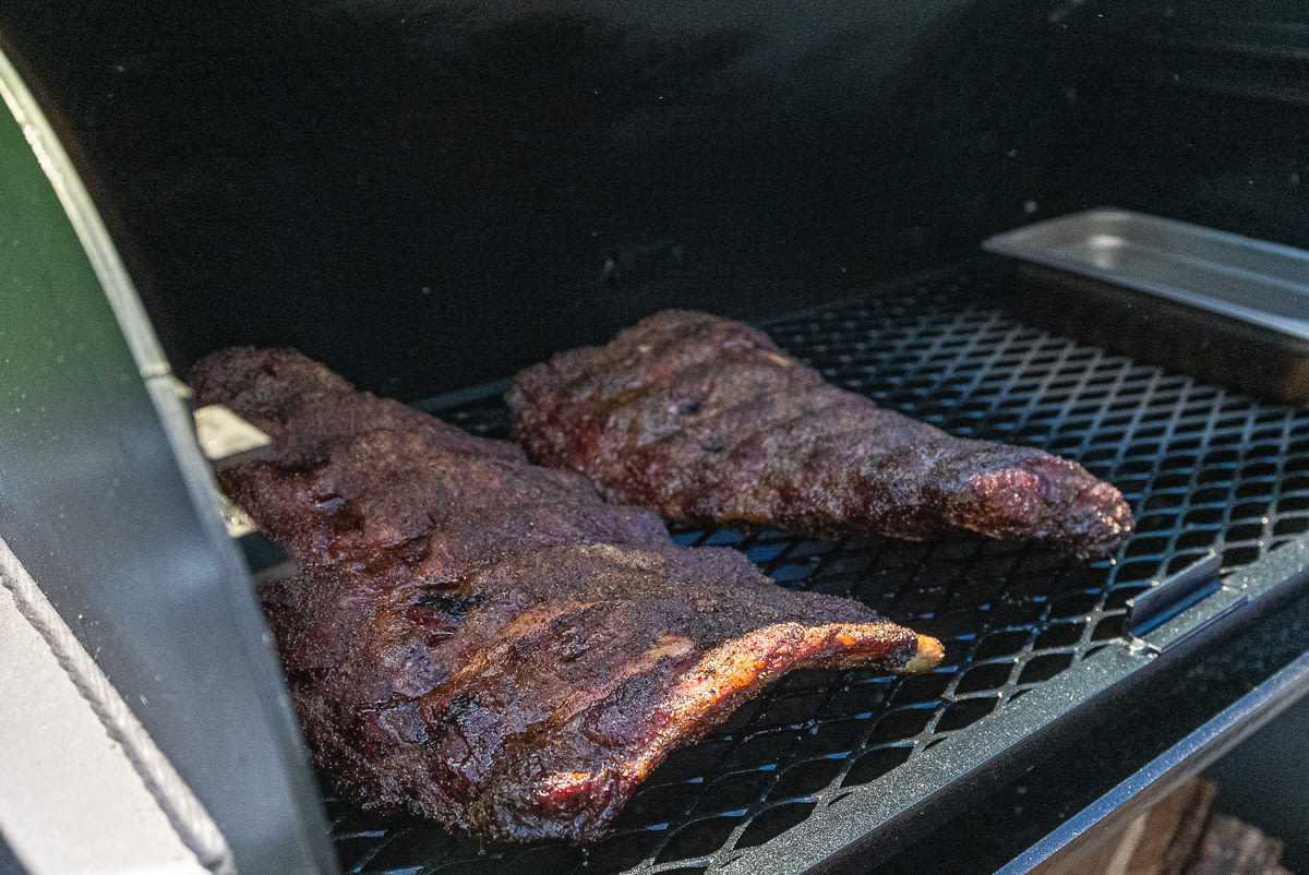 Smoke the beef back ribs at 275°F